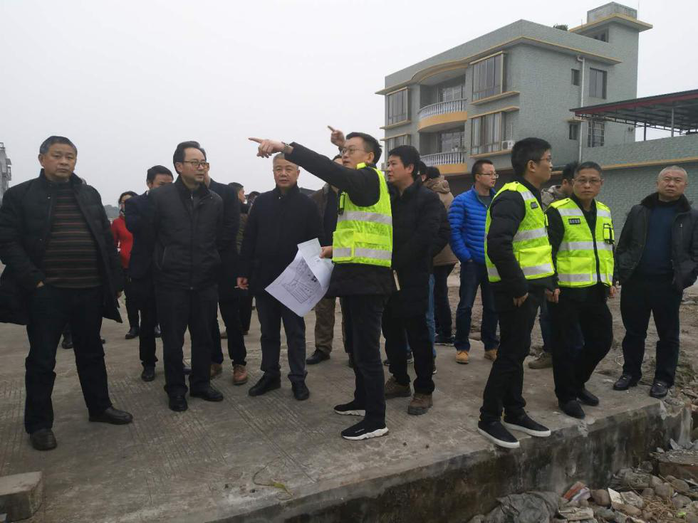 樂山市人大常委會副主任趙田一行調(diào)研成樂擴容項目