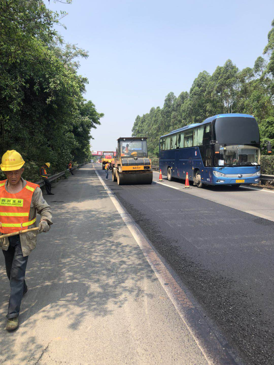 成樂高速公路瀝青路面病害整治工程順利完工