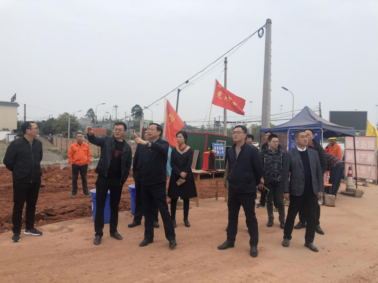 樂山市副市長羅新禮赴成樂擴容E2-SG2項目調研指導工作