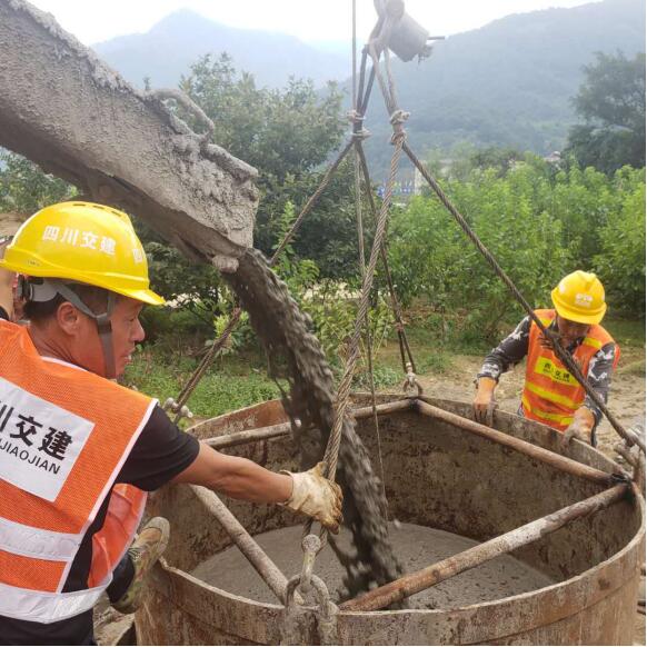 德會高速TJ1標段樁基澆筑突破200根