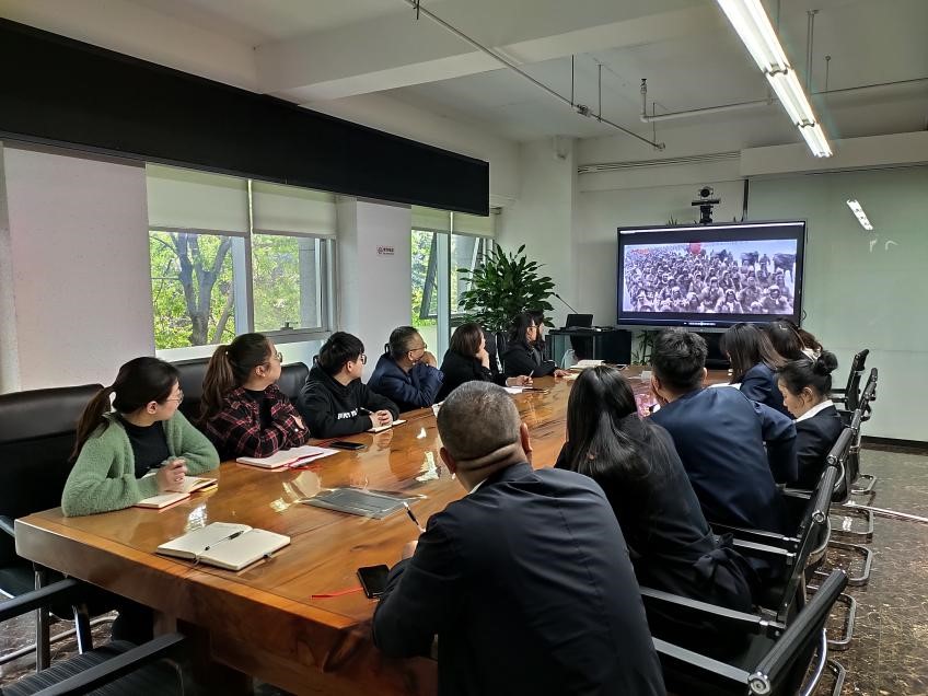 慶華誕學黨史  憶少年守初心 橋梁工程分公司組織觀看建黨百年主題MV《少年》