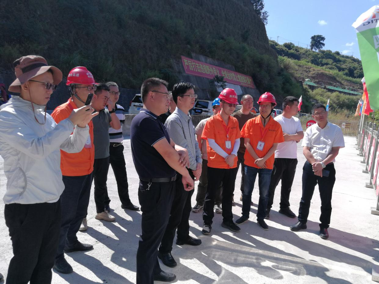 省交通廳質監局到德會TJ1-1項目部開展質量安全環保綜合督查