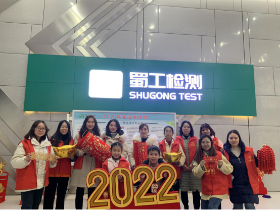 張燈結彩營氛圍 扮靚環境過新年——檢測公司開展“迎新春  掛燈籠”志愿服務主題黨日活動