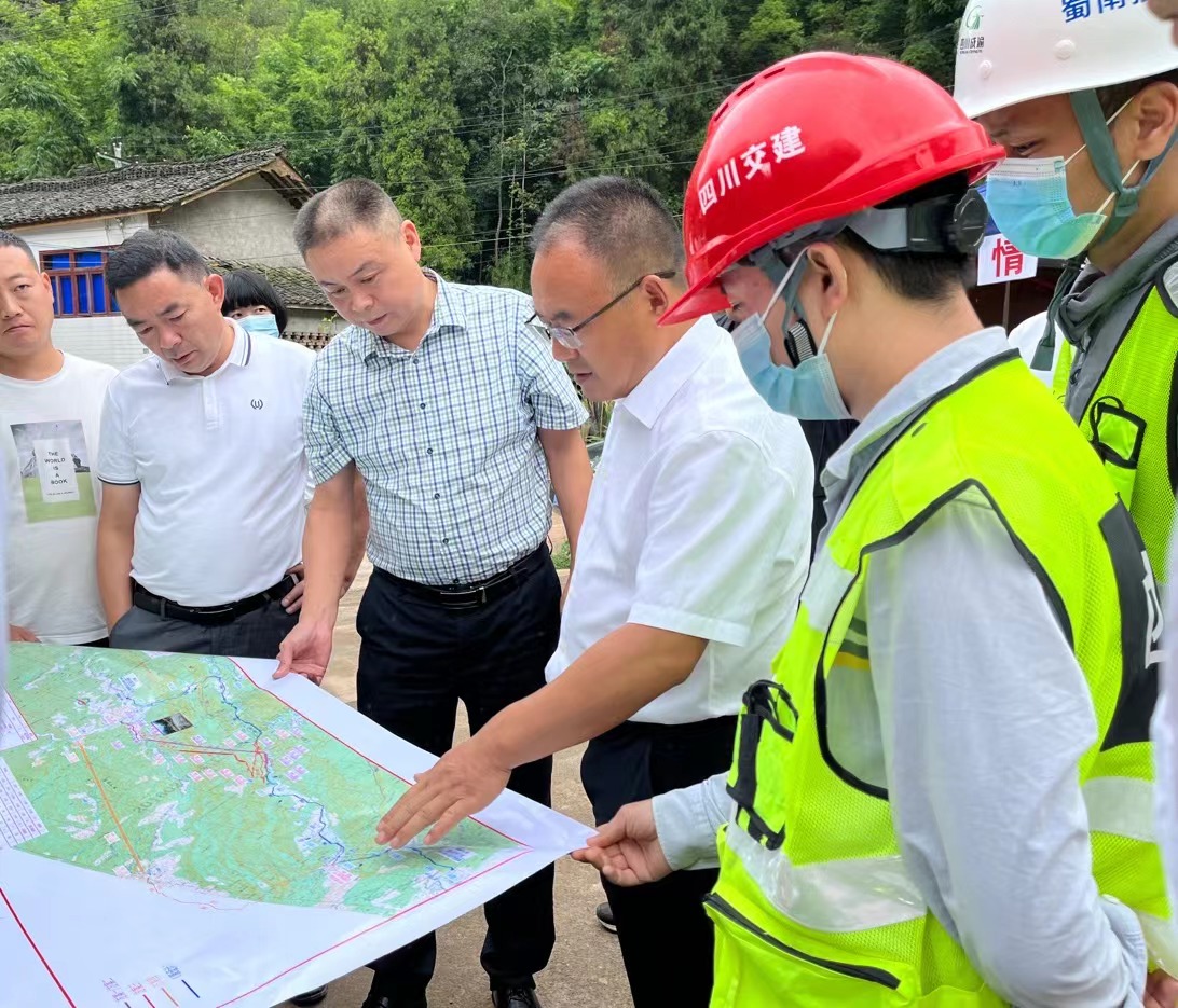 雅安市副市長、蘆山縣委書記鄭胡勇一行赴大川項(xiàng)目調(diào)研指導(dǎo)工作